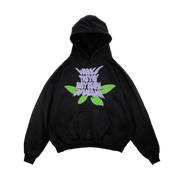 Slutty Vegan While They're Beefin'... I'm Vegan Hoodie 3 – Black
