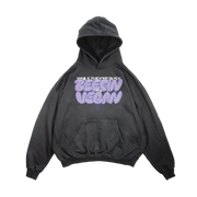 Slutty Vegan While They're Beefin'... I'm Vegan Hoodie 2 – Vintage Black