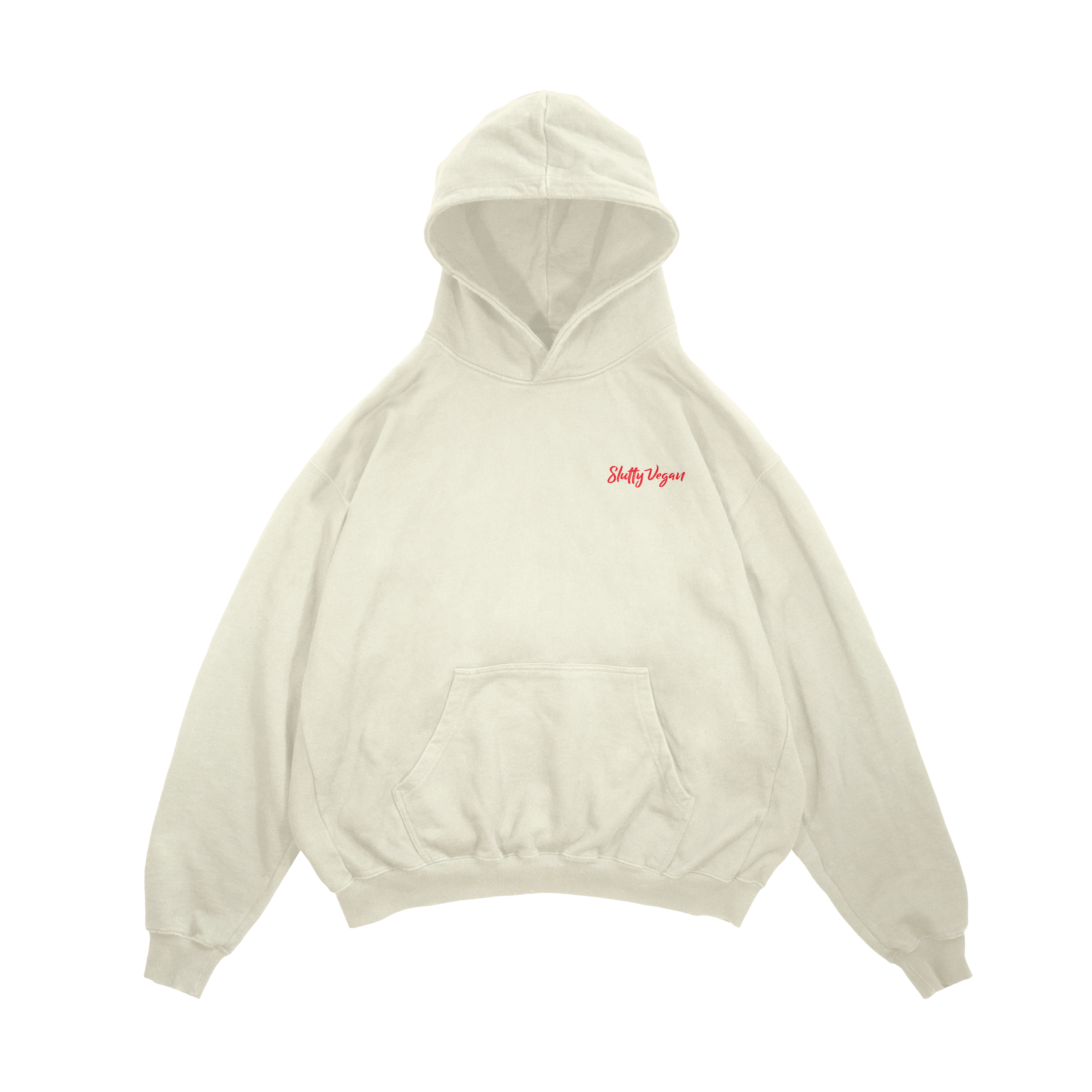 Slutty Vegan Eat Plants Bitch Hoodie – Vintage Bone