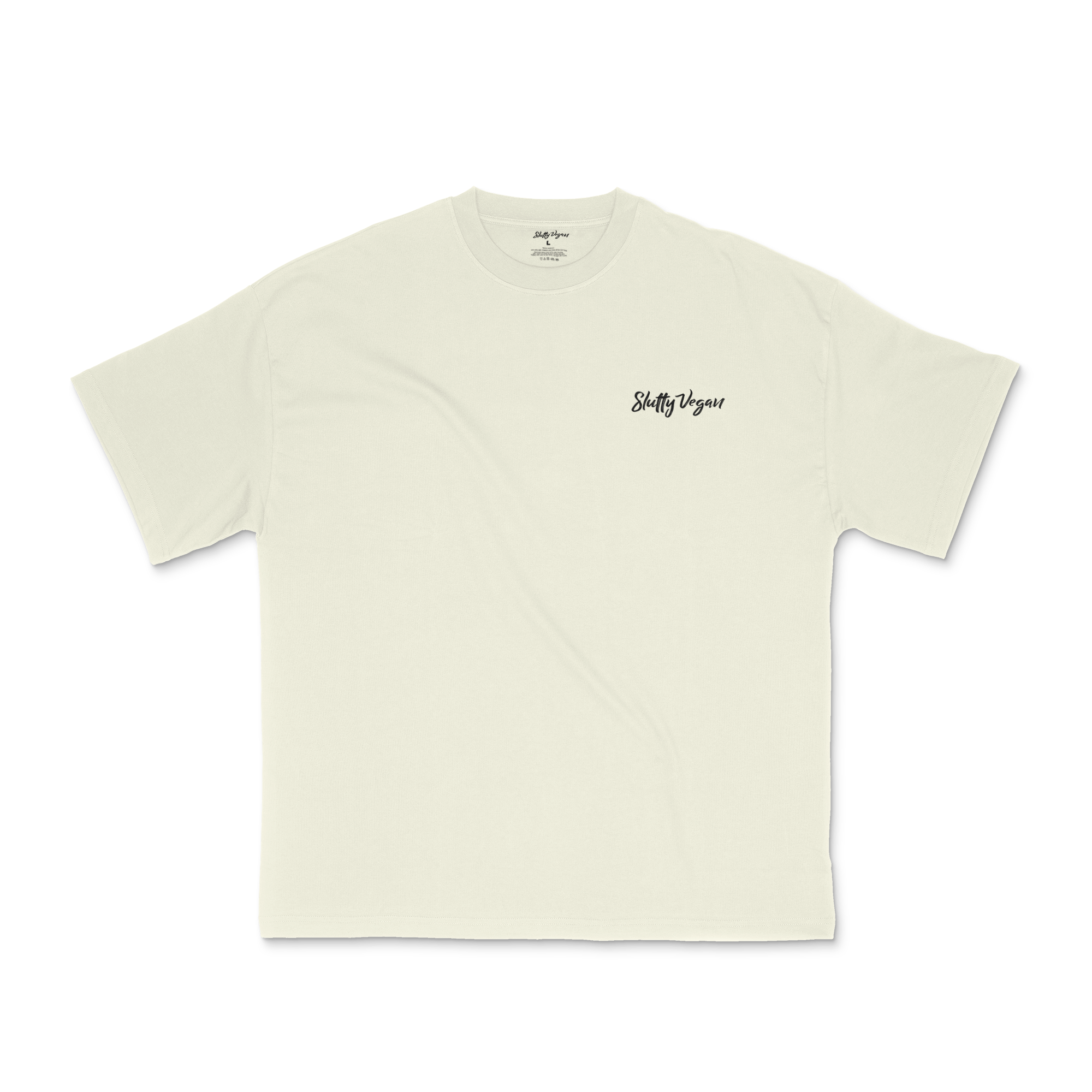 Slutty Vegan Logo Premium Tee – Bone