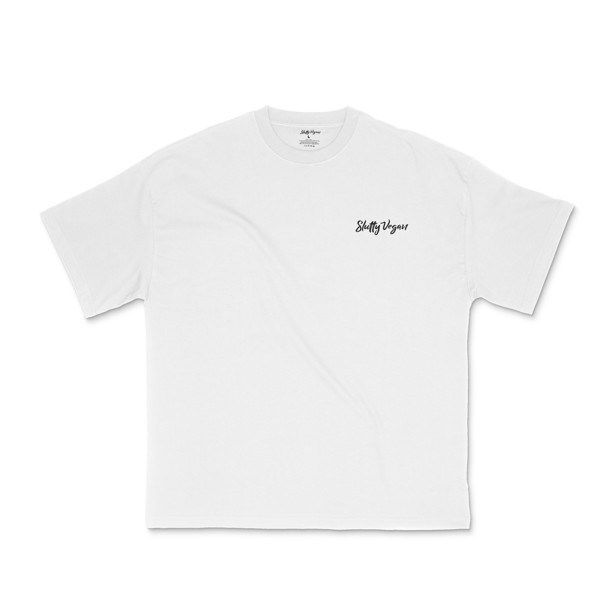 Slutty Vegan Logo Premium Tee – White