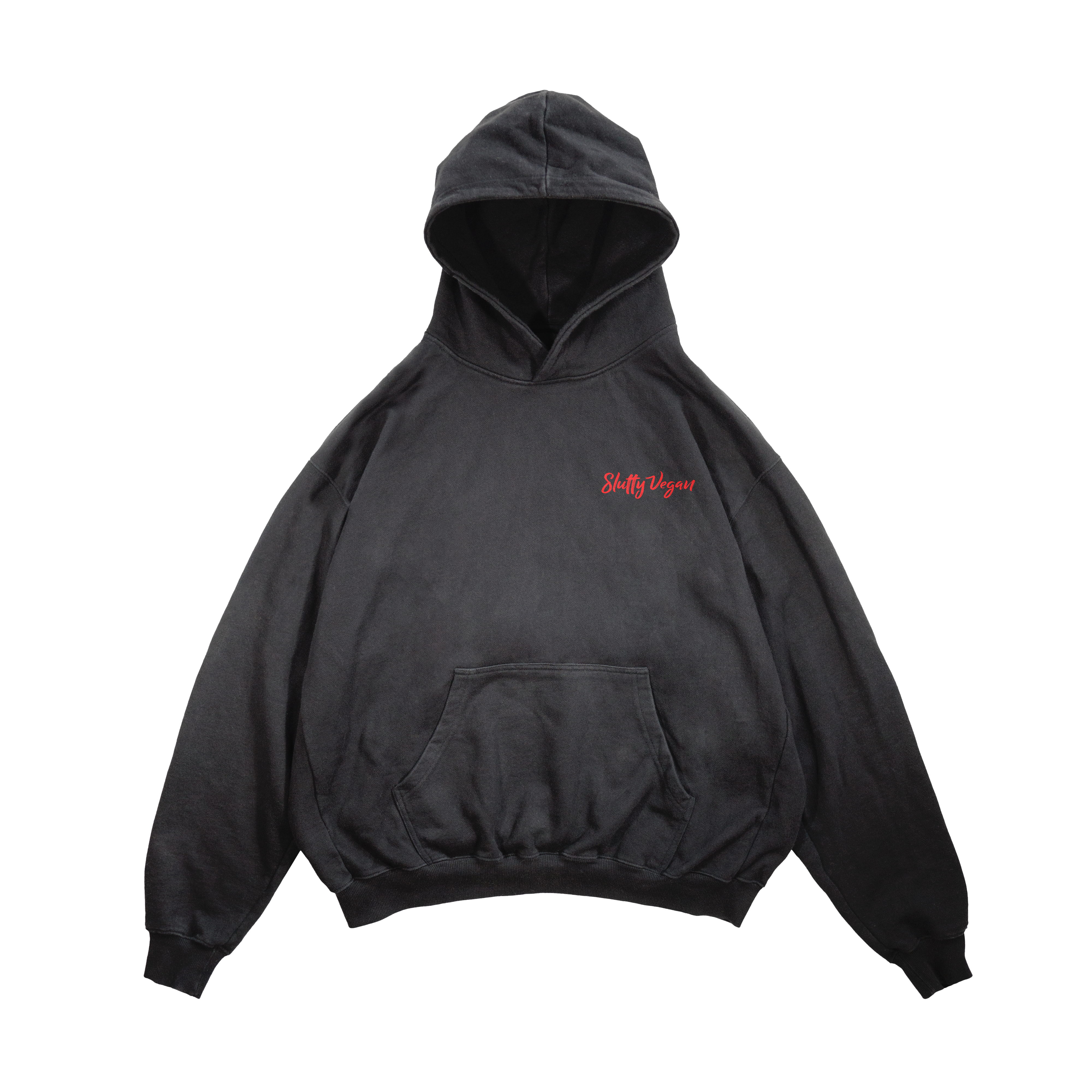 Slutty Vegan Logo Hoodie – Vintage Black