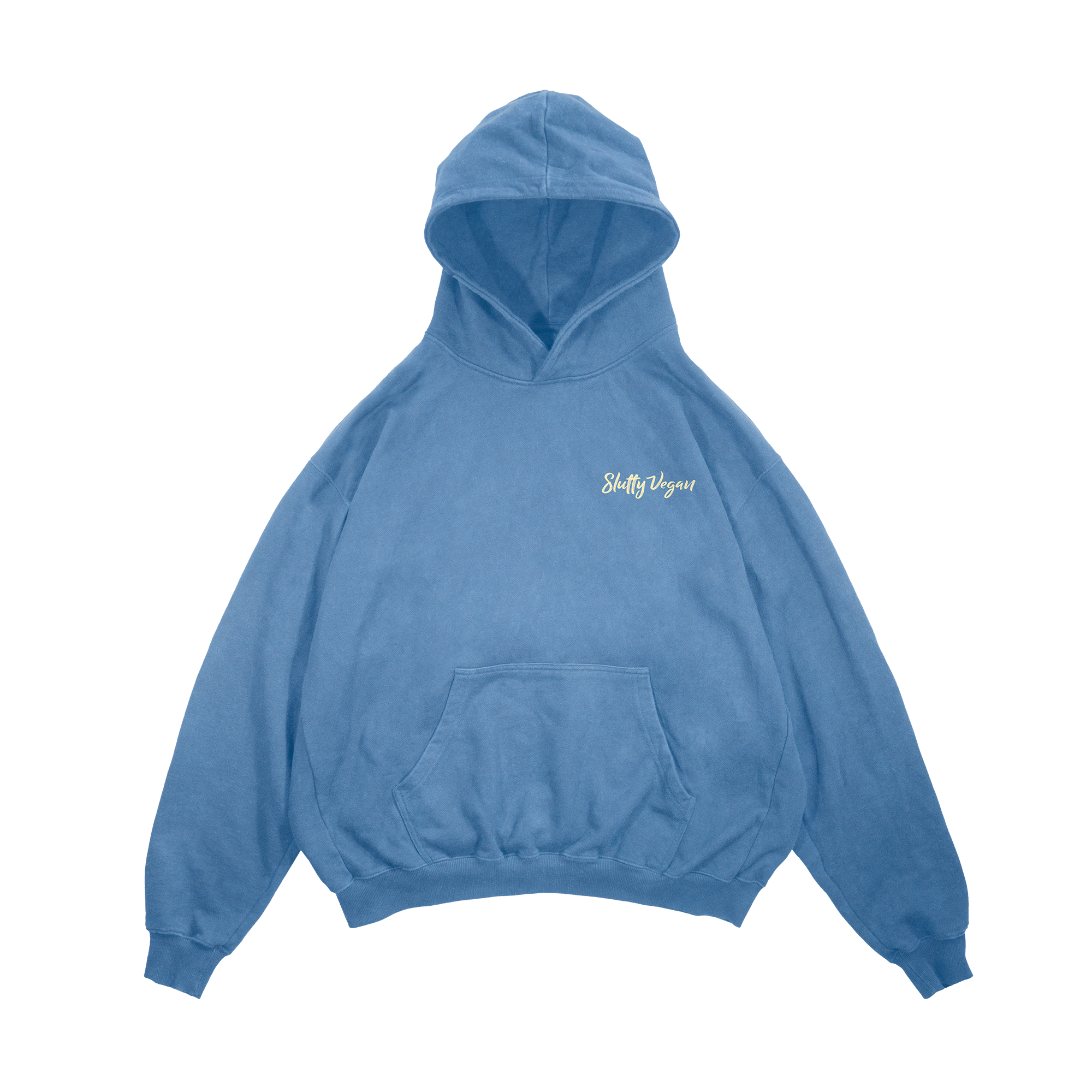 Slutty Vegan Logo Hoodie – Vintage Blue