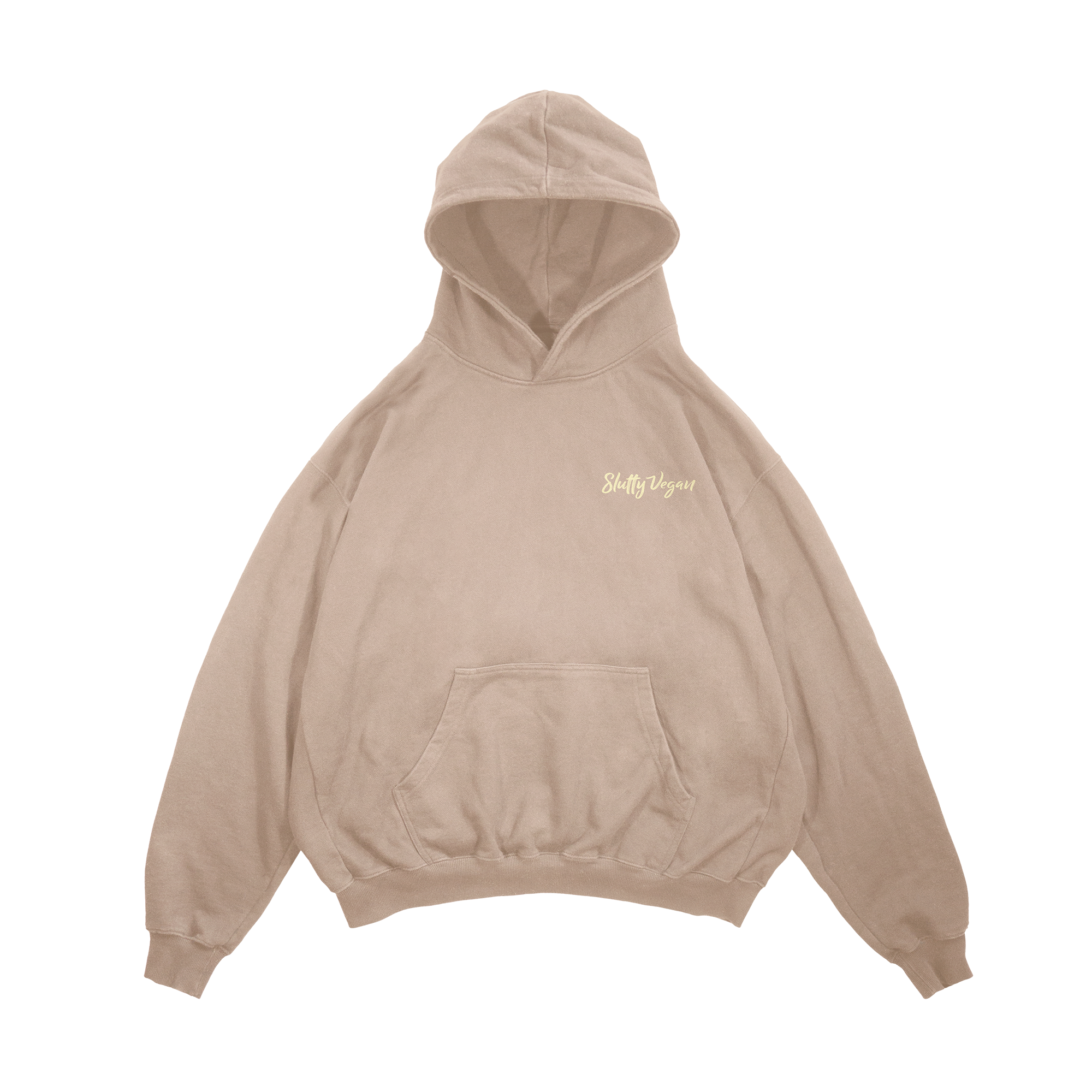 Slutty Vegan Logo Hoodie – Vintage Brown