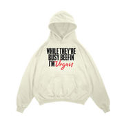 Slutty Vegan While They're Beefin'... I'm Vegan Hoodie – Bone